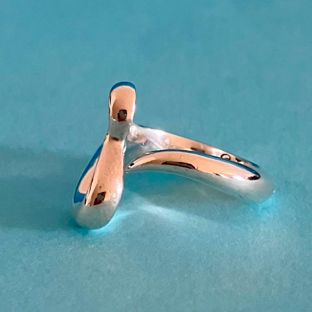 美品 ティファニー エルサペレッティ オープンハート リング 約7号 SV925