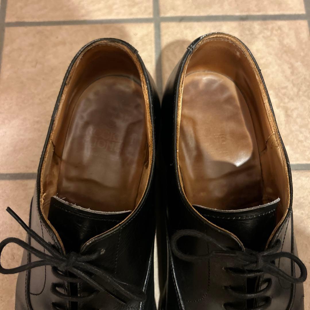 クロケットジョーンズコノート7E 黒 ドレスシューズ