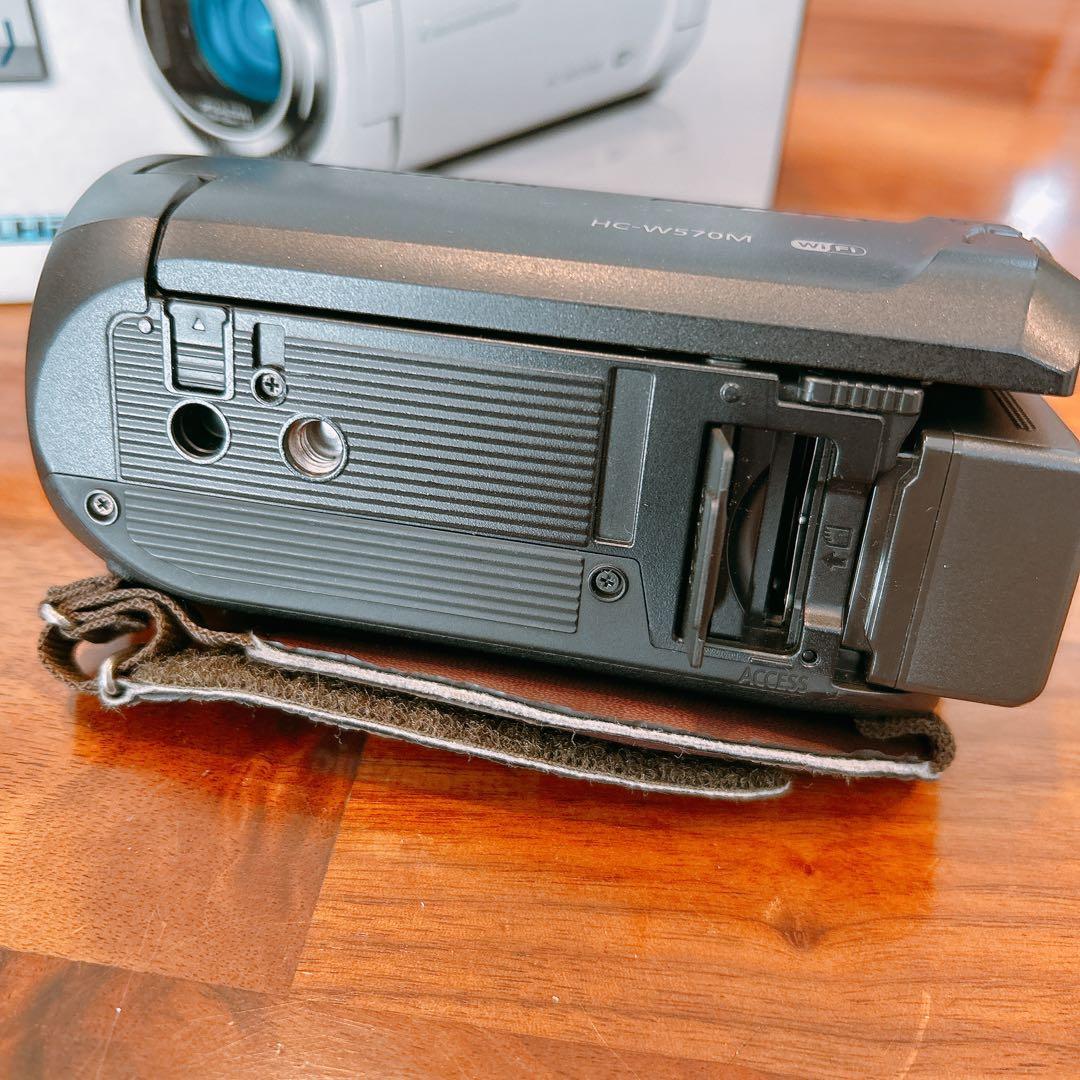 【バッテリー2個付】Panasonic HC-W570M ビデオカメラ ブラック