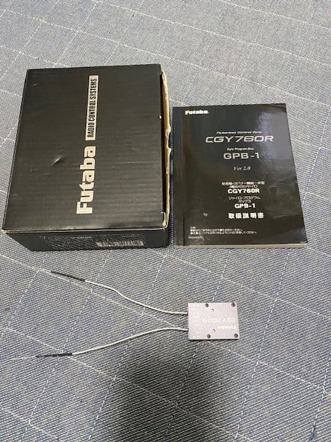 双葉ジャイロCGY760R フタバ CGY760R受信機・ガバナー内蔵ヘリ用3軸ジャイロ＋プログラムBOX