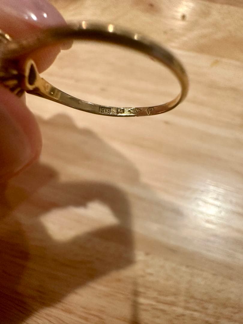 ヴィンテージ K18パールリング