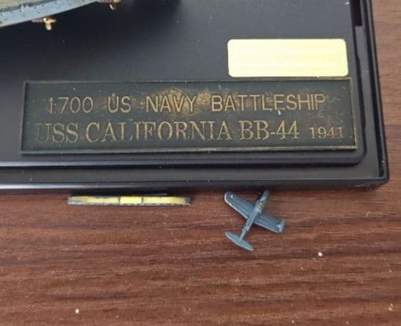 トランペッター 1/700 アメリカ海軍 BB-44 カリフォルニア 1941