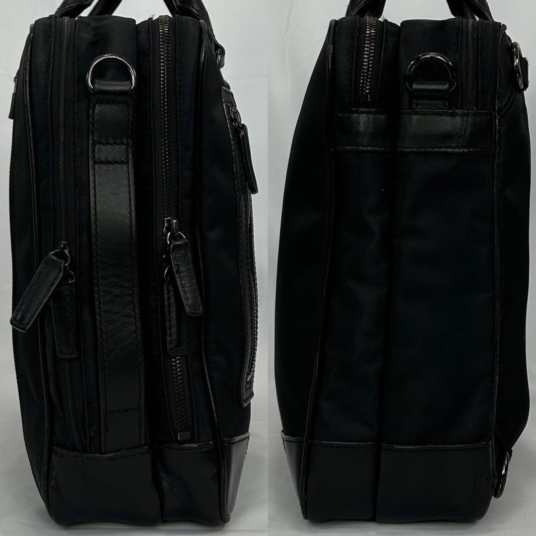【訳あり美品】ブラックレーベル クレストブリッジ 3way ビジネスバッグ 黒