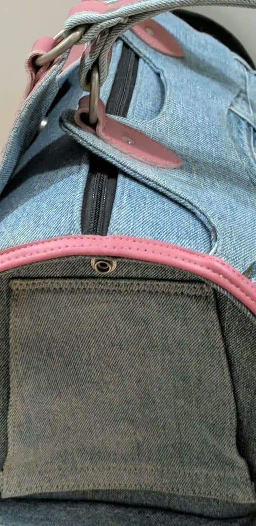 DOGGY DOLLY】 ✦カワイイ♥ピンクデニムキャリーBAG♡オマケ付き♪