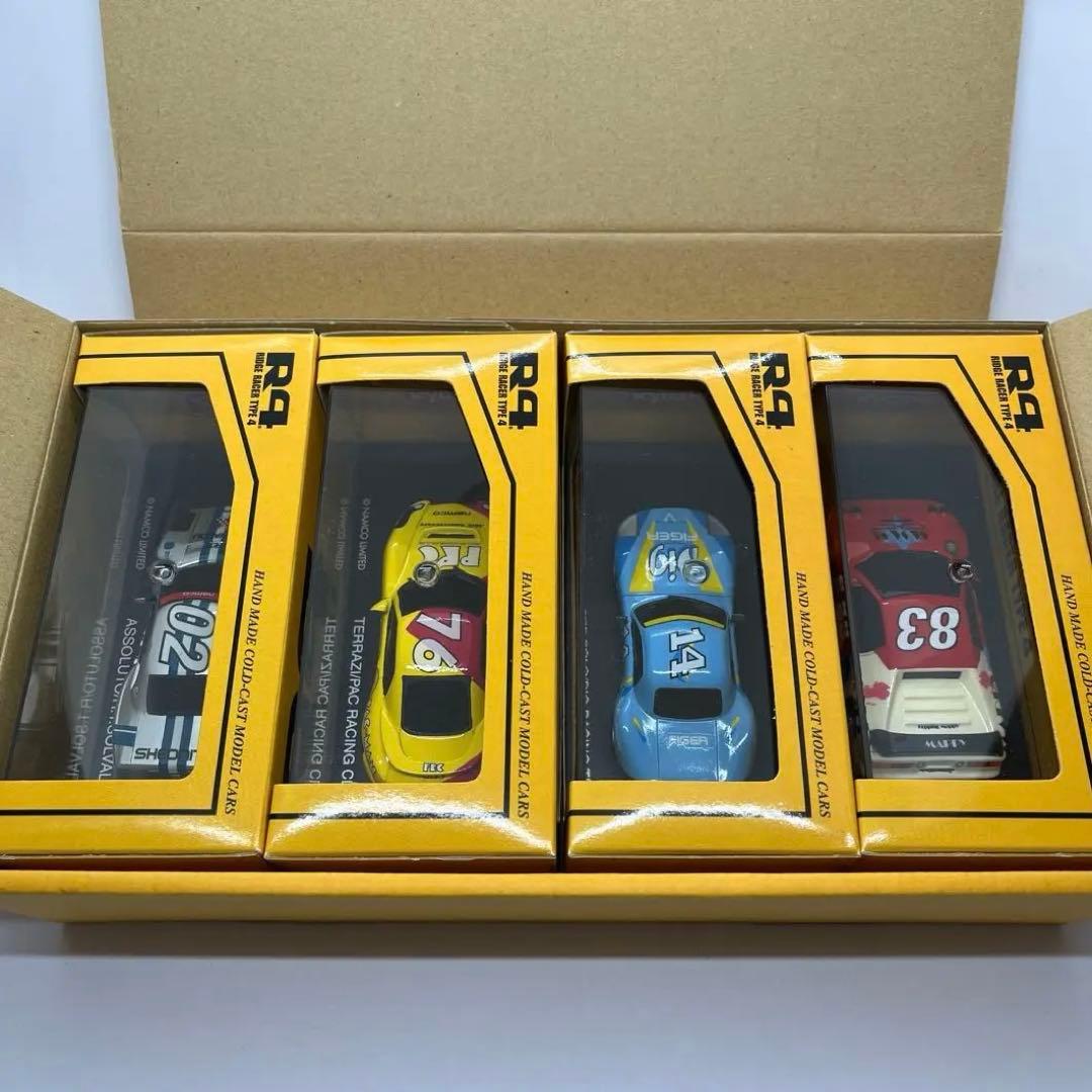 【新品】リッジレーサー R4 ミニカー 4台セット 京商 1/43