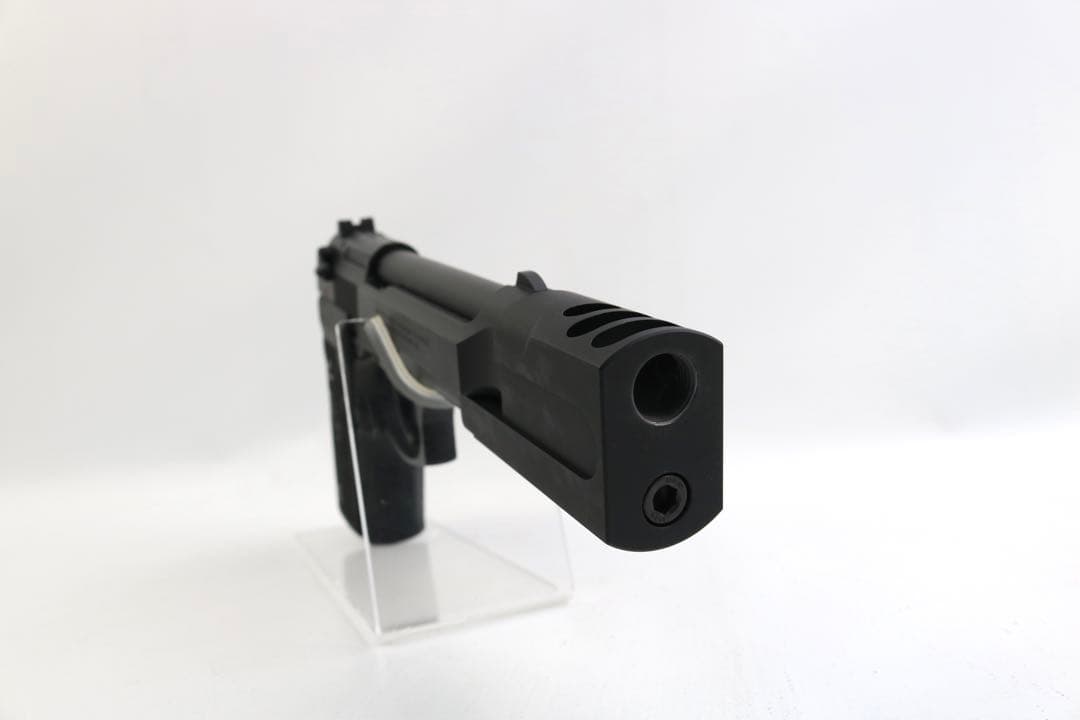 希少 極美品 WA ベレッタ M92FS LEON サイレンサー HW ガスガン