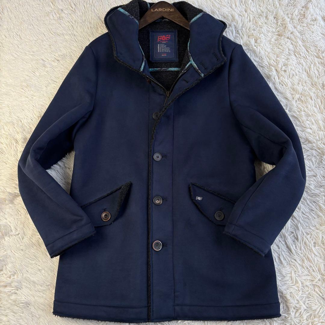 (美品) BOB ボンディング フーデッドコート RIELABO ブートニエール