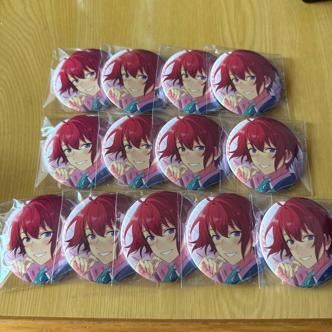 あんスタ 朱桜司 あんスタ フィーチャー缶バッジ 朱桜司 フィーチャー2缶