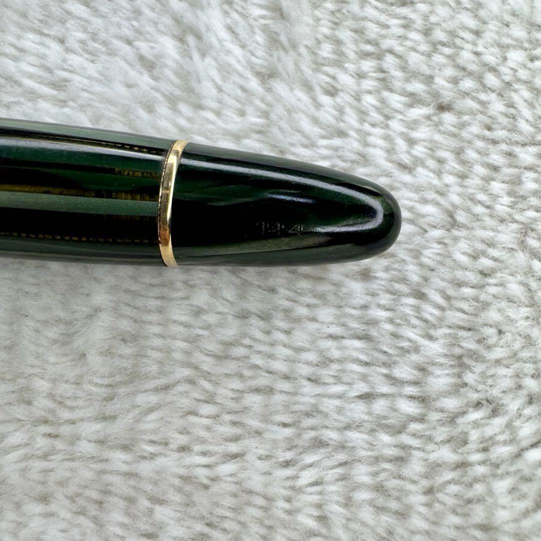 希少☆ モンブラン マスターピース 万年筆 セルロイド グリーン 144