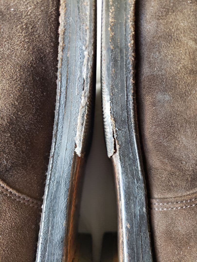 モカ縫い オイル スエード Uチップ オールデン アメリカ製 革靴 ALDEN