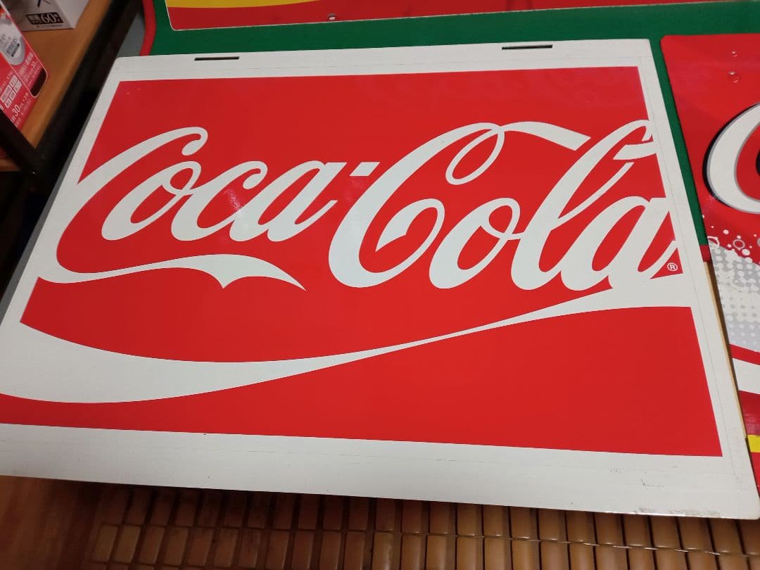 Coca-Cola Enjoy!看板、サインプレート 5枚セット