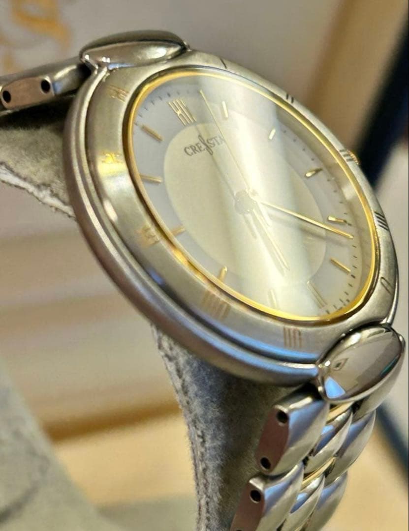 SEIKO セイコー CRESTA クレスタ メンズ クォーツ 腕時計 稼働品