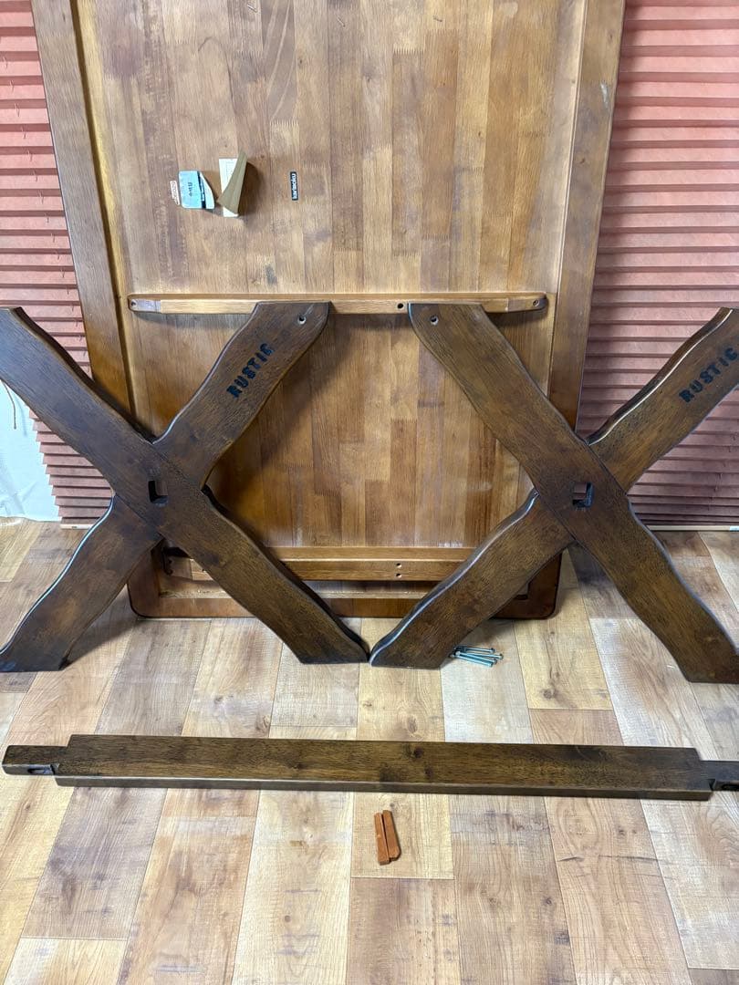 カリモク　ルスティック　ダイニングテーブル　訳あり　125㎝