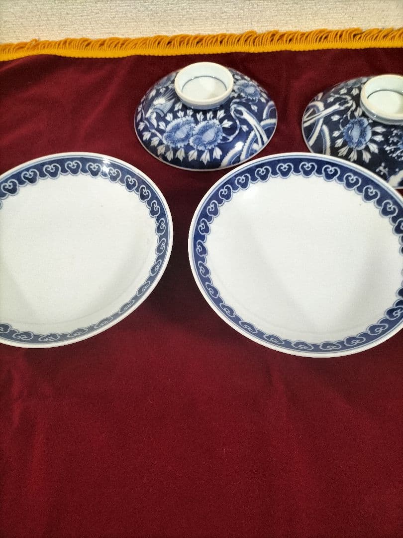 2024 三川内焼 平戸祐祥3皿セット蓋付き 最終値下げ