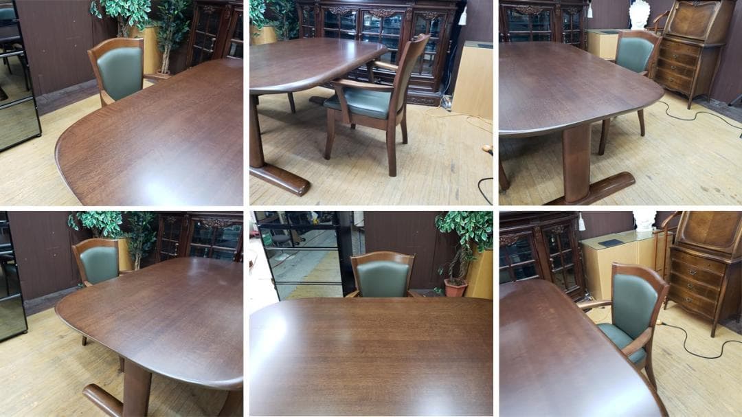 G1　白川木工　テーブル＆椅子2脚 ダイニングセット