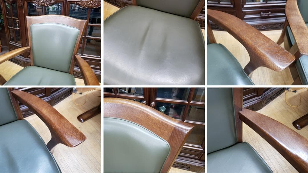 G1　白川木工　テーブル＆椅子2脚 ダイニングセット