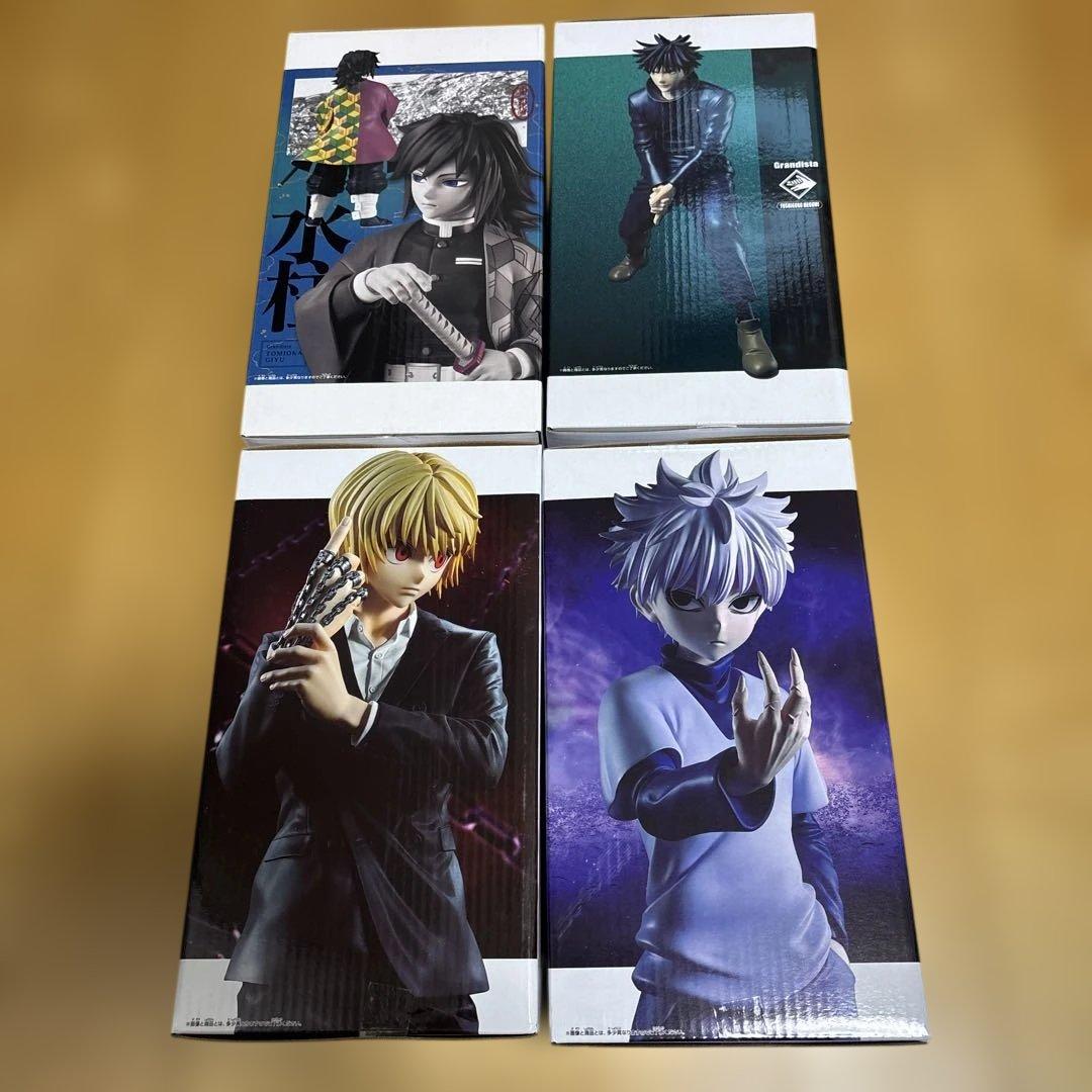 新品未開封】キルア クラピカ 冨岡義勇 伏黒恵 フィギュア grandista