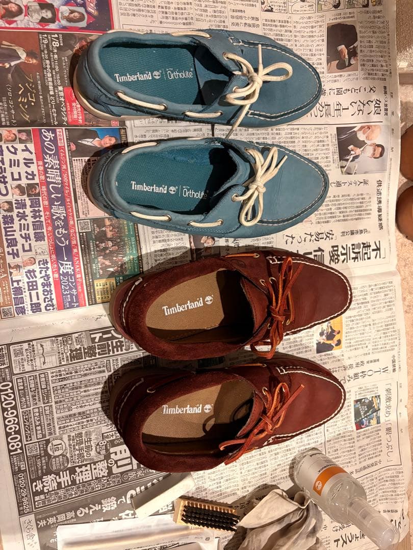 ティンバーランド timberland デッキシューズ 3 eye バーガンディ