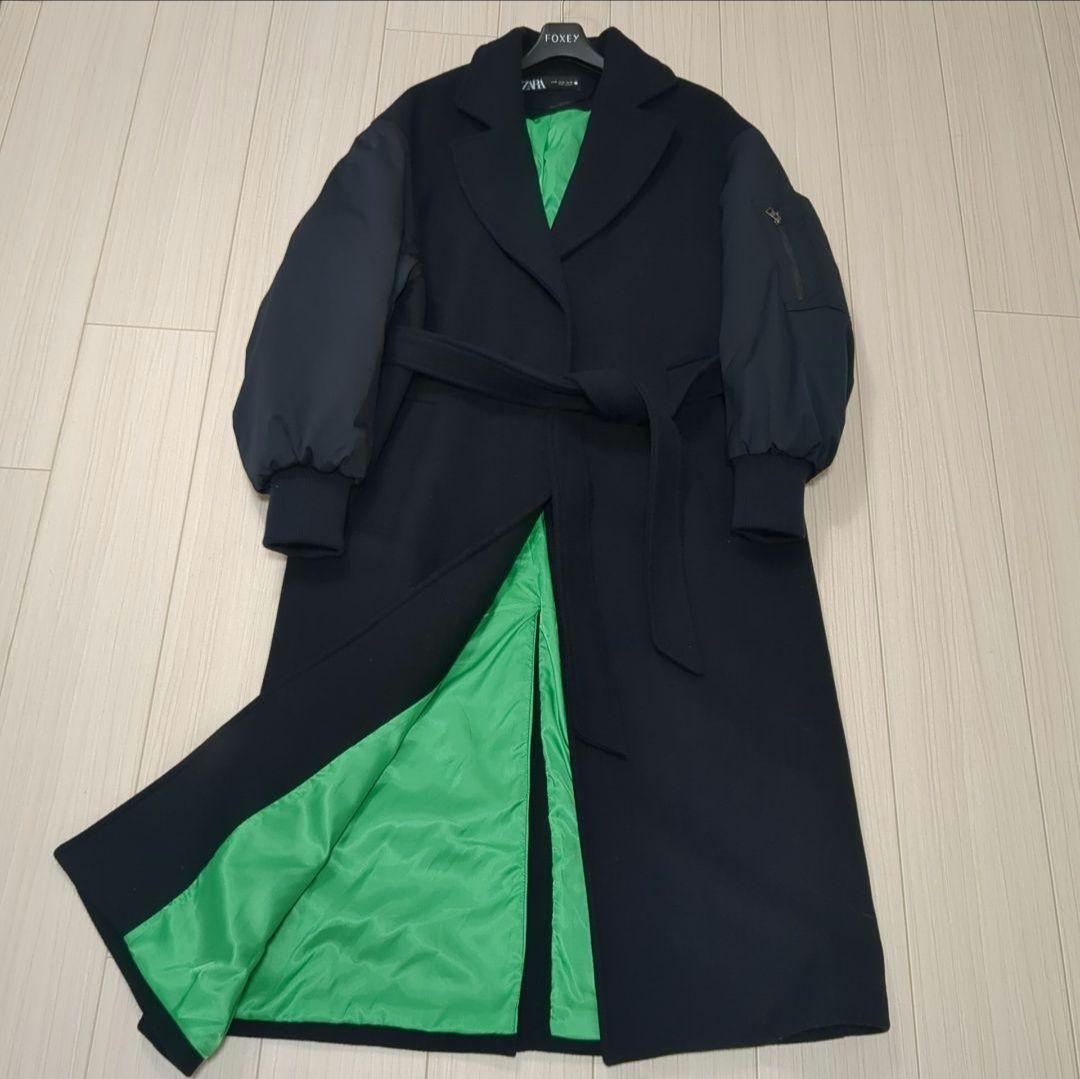 ZARA マッチングボンバーコート