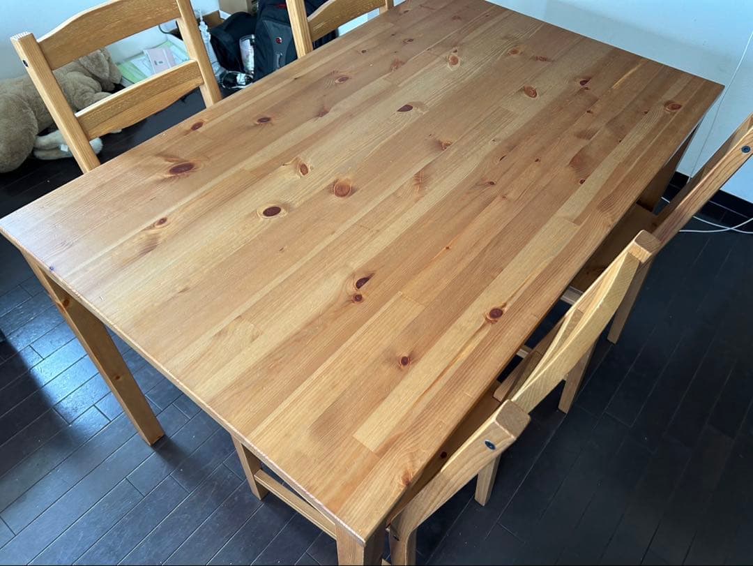 IKEA ヨックモック JOKKMOKダイニングテーブル、チェア4脚セット