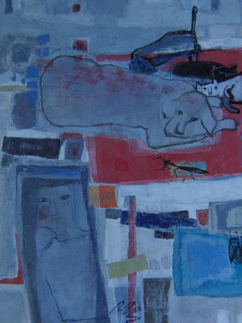 加藤聖扈、【天国に遊ぶダク（愛犬）とアチャコとオチャピイ（愛猫）】