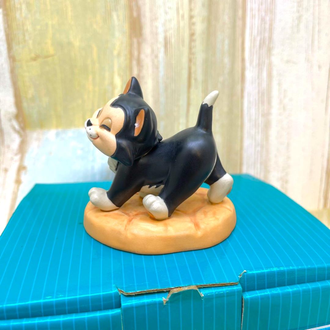 レア★WDCC ピノキオ フィガロ ネコ 猫 陶器製 フィギュア