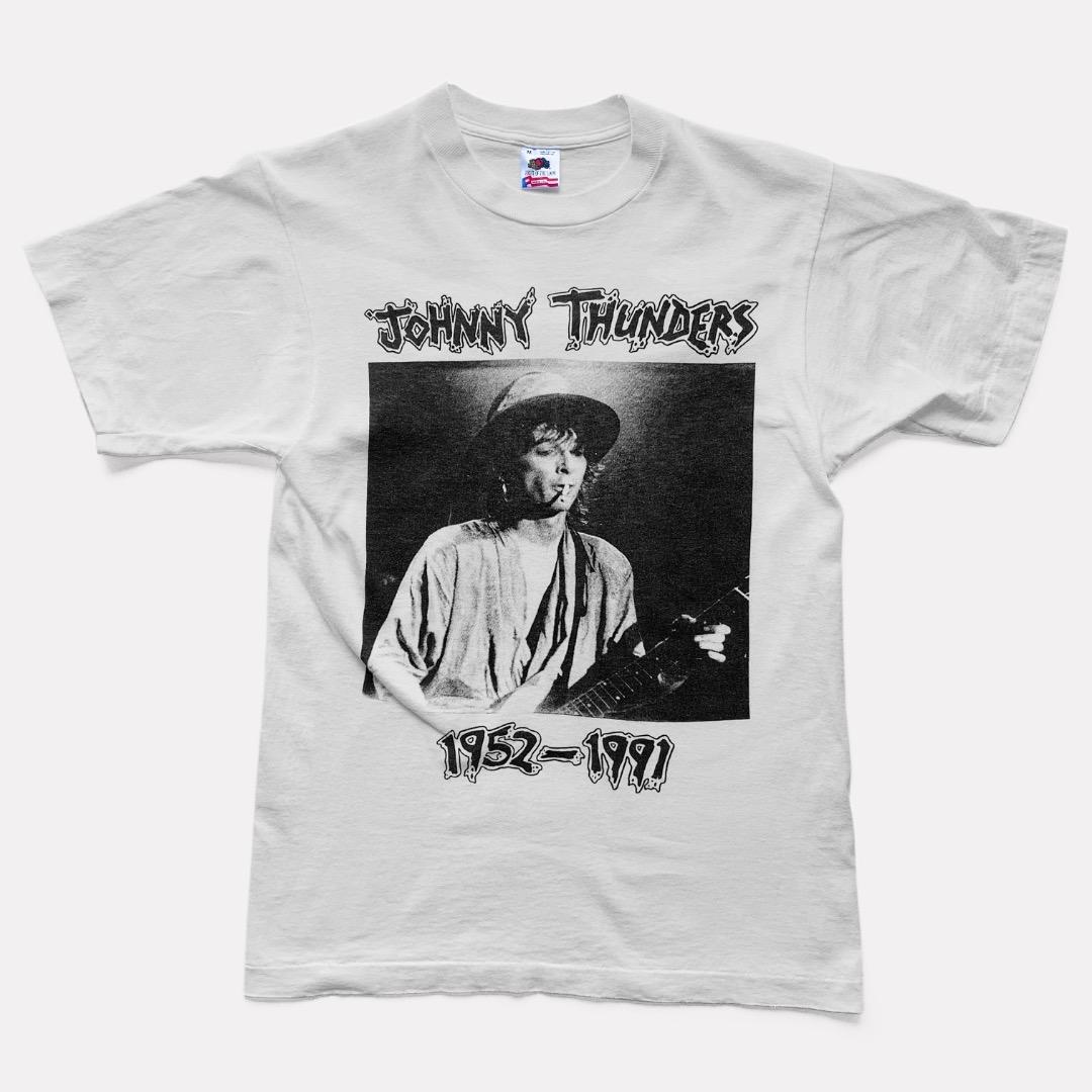 野村訓市着用｜90sヴィンテージ Johnny Thunders Tシャツ｜M