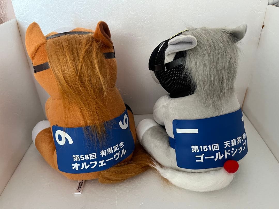 希少 Lサイズ オルフェーヴル ゴールドシップ アイドルホース ぬいぐるみ 競馬