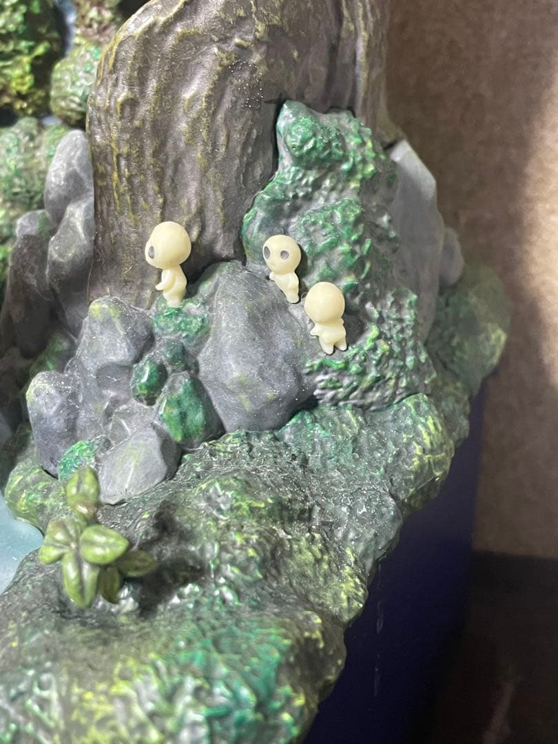 スタジオジブリ　もののけ姫　シシ神　オルゴール　ウォーターガーデン　bonsai