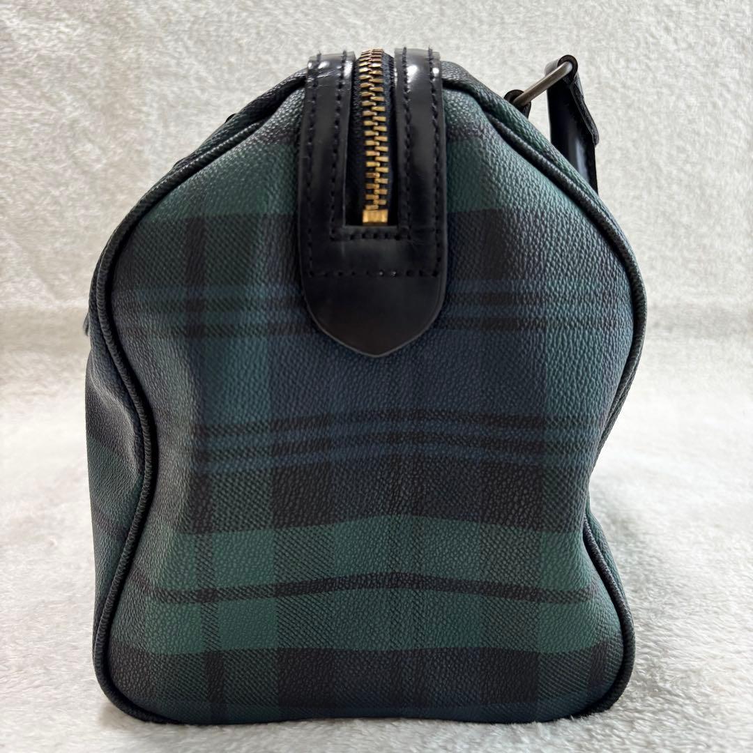 ✨️美品 ポロラルフローレン ブラックウォッチ ミニボストンバッグ