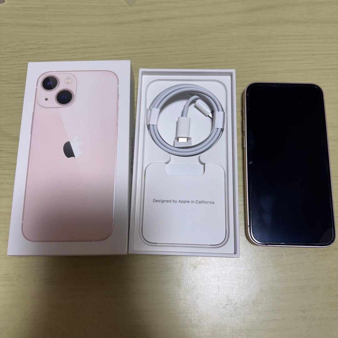 ✩iPhone 13 mini 256gb ピンク simフリー 76%
