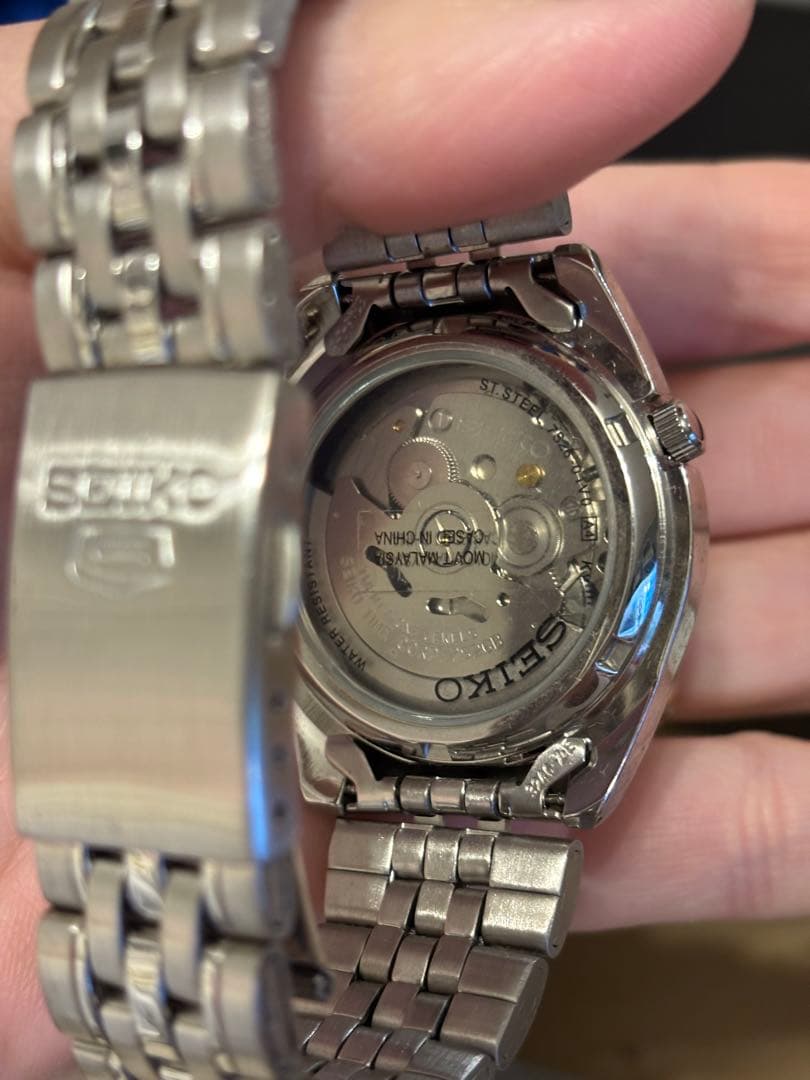 SEIKO 5 自動巻き 腕時計 ブラック