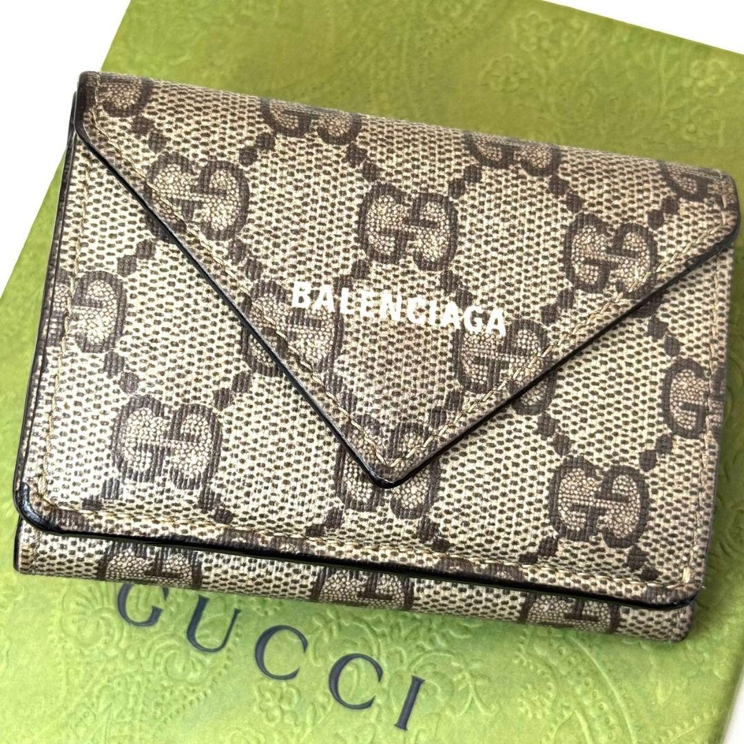 限定品 激レア グッチ バレンシアガ コラボ 財布 ザ ハッカー GG