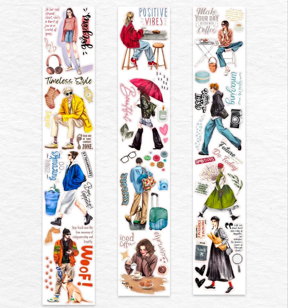 ⭐️SALE⭐️WT《潮流的色彩》海外マスキングテープ　マステ 【2166】