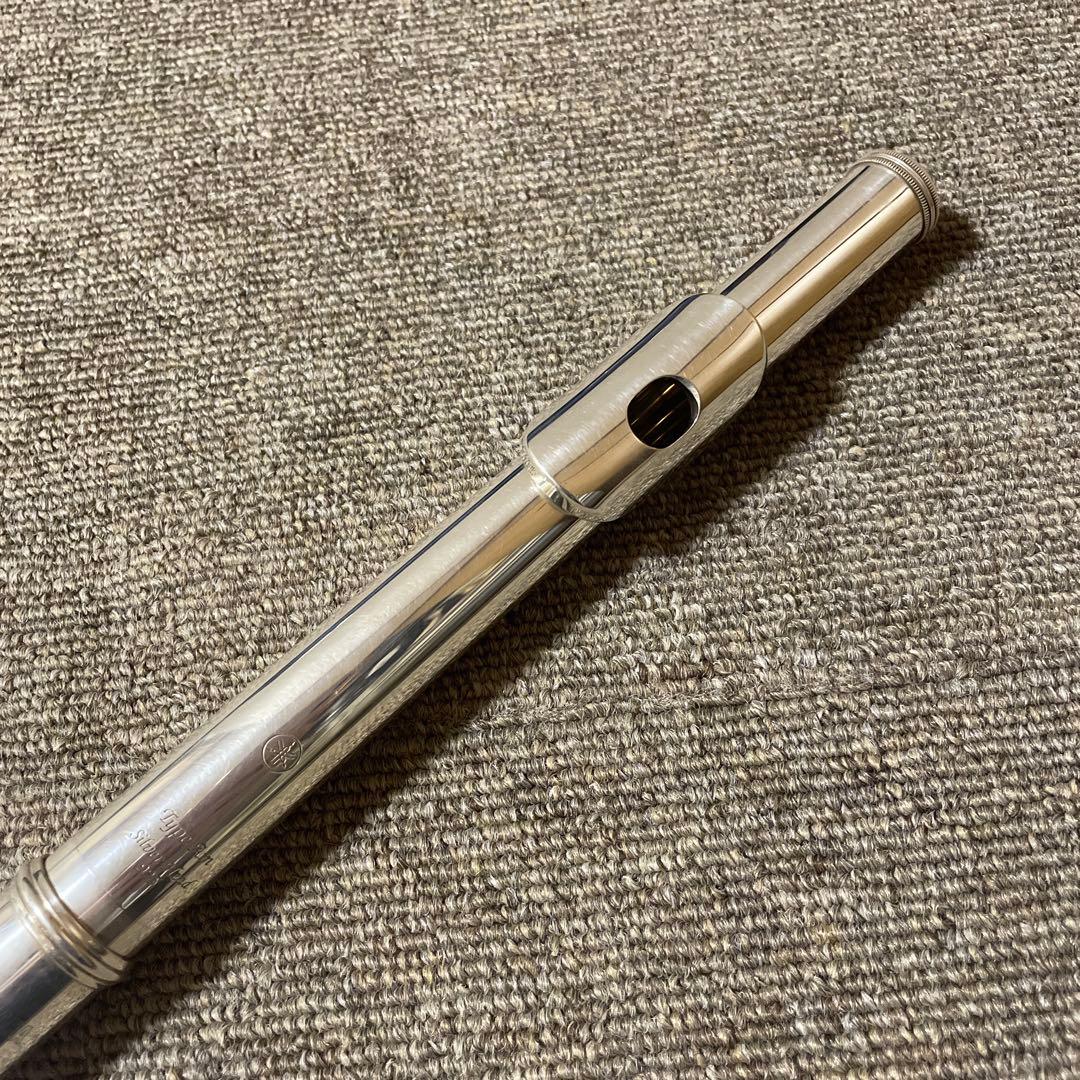 YAMAHA フルート 577 頭部間銀製　ケース付き　オフセット　リングキー