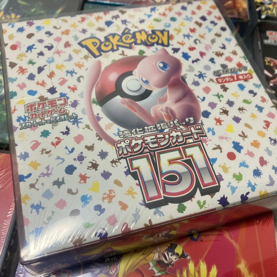 ポケモンカード　未開封BOXシュリンク付き18箱　大量セット　151など