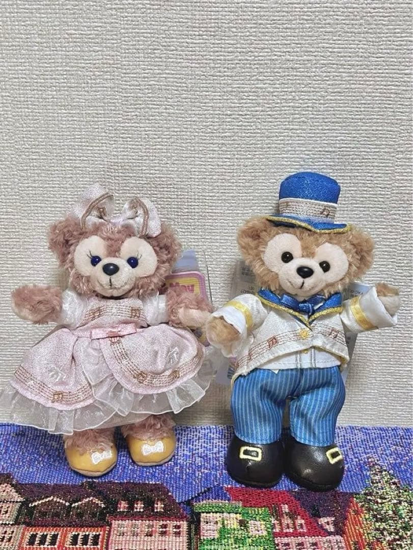 新作】上海ディズニー 音楽祭限定ダッフィー&シェリーメイぬいぐるみ