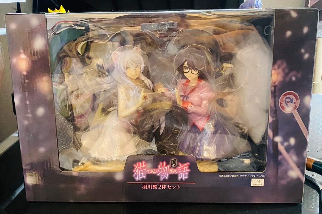 猫物語 羽川翼 2体セット フィギュア ユニオンクリエイティブ 化物語