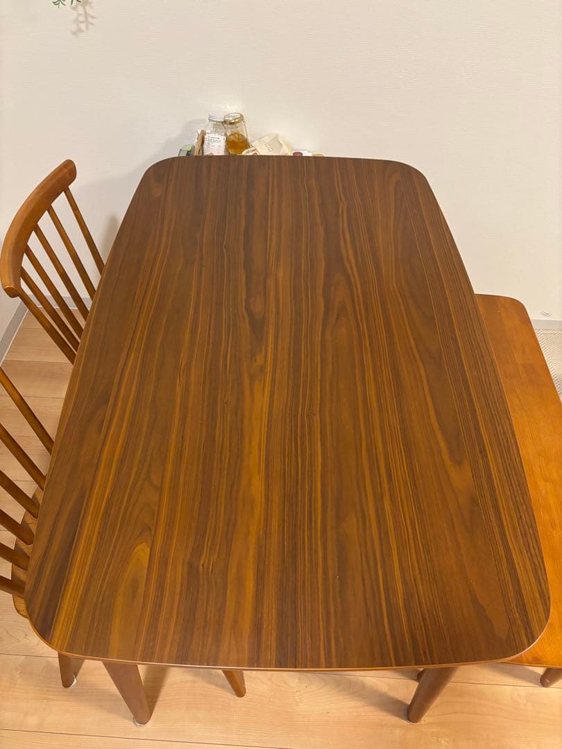 〈直接引取〉ニトリ　木製ダイニングテーブルセット　無印　家具