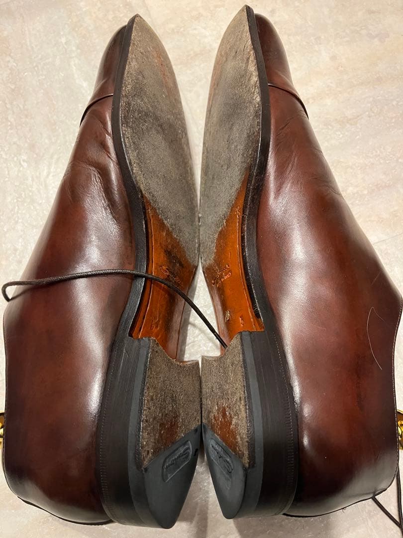 【Santoni】レザーシューズ/ビジネス/ダークブラウン