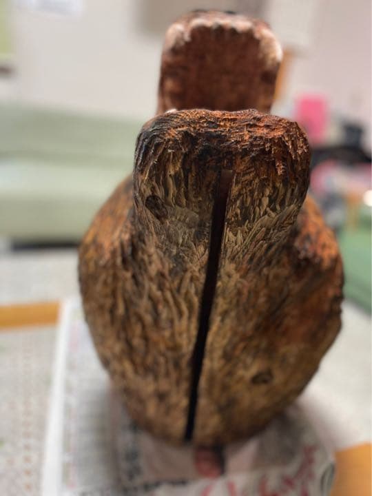 チェーンソーアート 熊 木工 木彫り 一点物 チェーンソーアート 熊