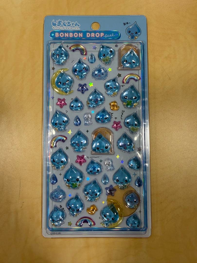 [正規品]しずくちゃんボンボンドロップシール&ウォーターシール6枚セット