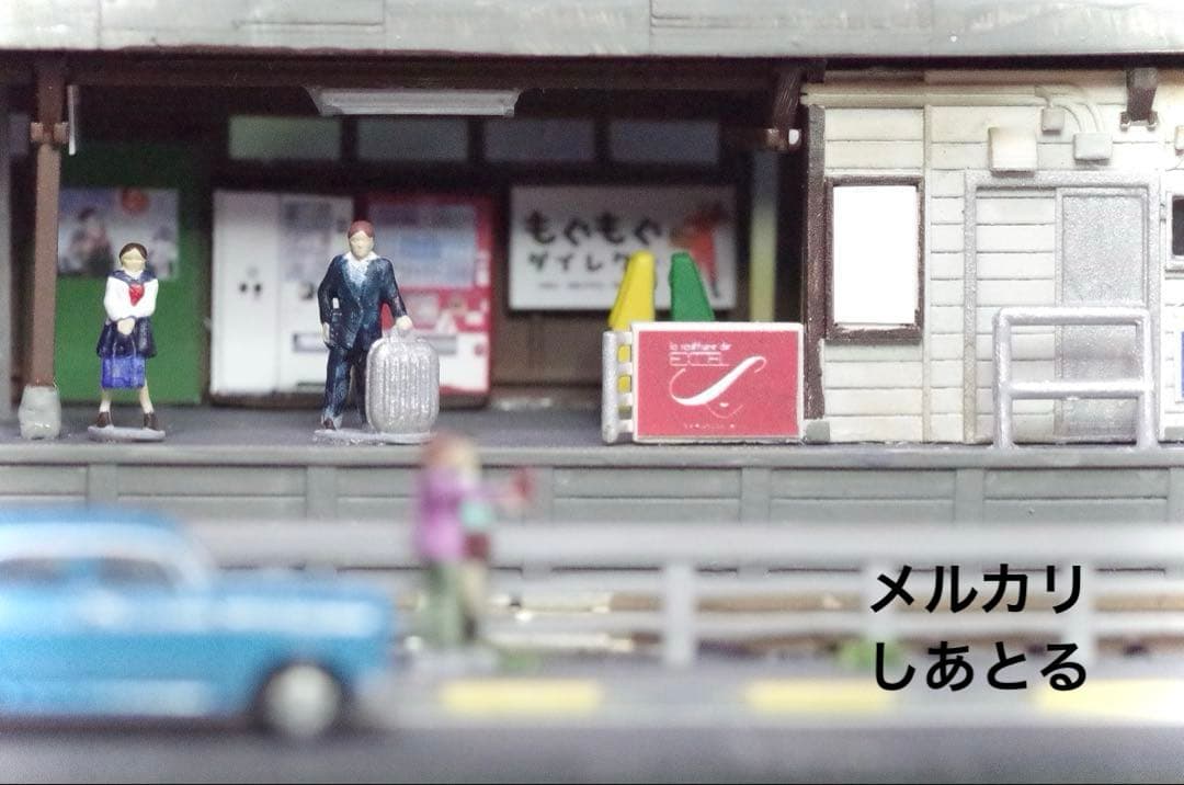 江ノ電 鎌倉高校前 鉄道ジオラマ展示台 Nゲージ Bトレ 鉄コレ 鉄道模型