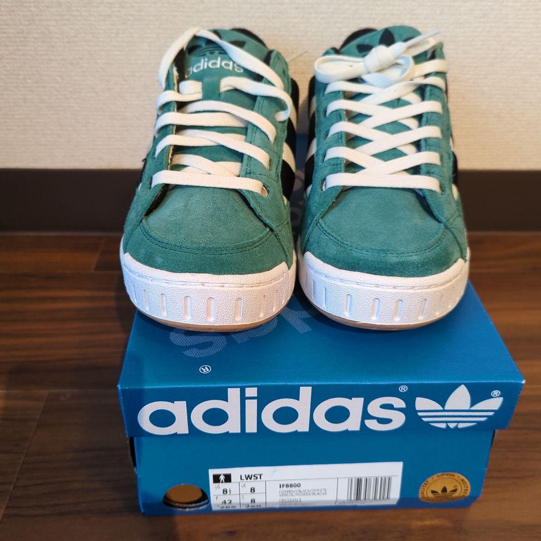 バ*ア様 新品　復刻　adidas Lwst スニーカー 8 グリーン/ブラック