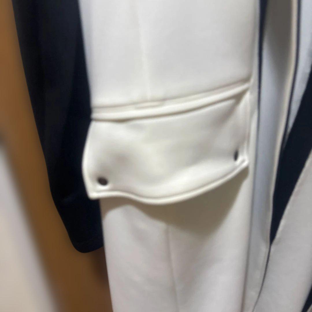 m*4様 美品　TORNADO MART バイカラー　ロングコート