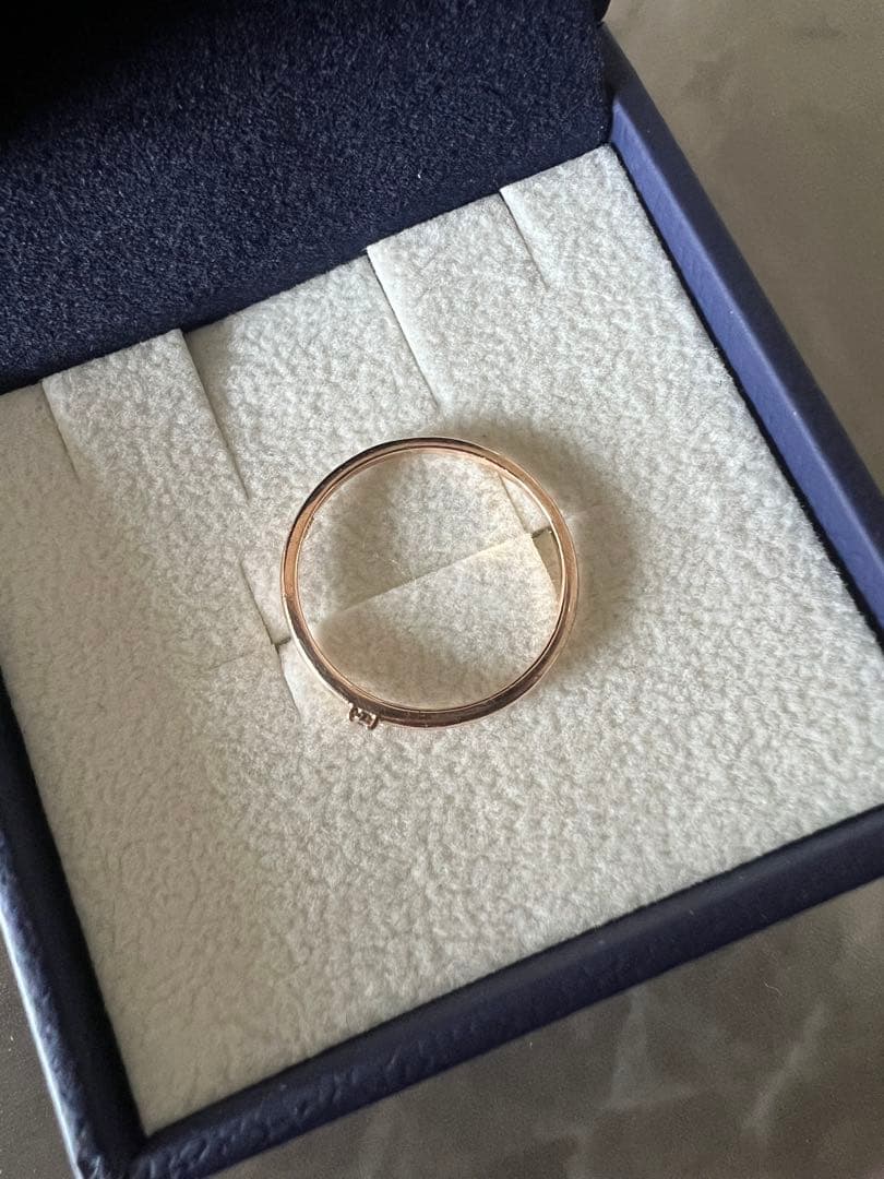 ヴァンドーム青山　K10ピンクゴールド ダイヤモンド付きリング　指輪