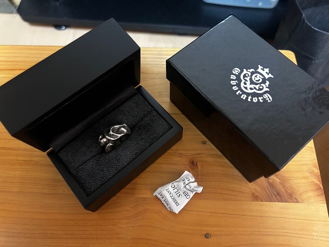 GABORATORY(ガボラトリー)/スモールゴシックスカル リング/17号