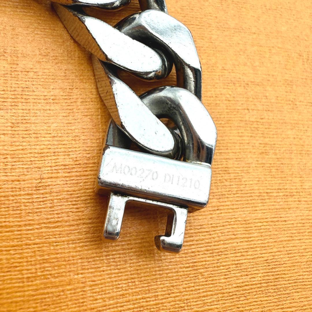 ルイヴィトン ブレスレット ブラスレ チェーン モノグラム シルバー LV 喜平