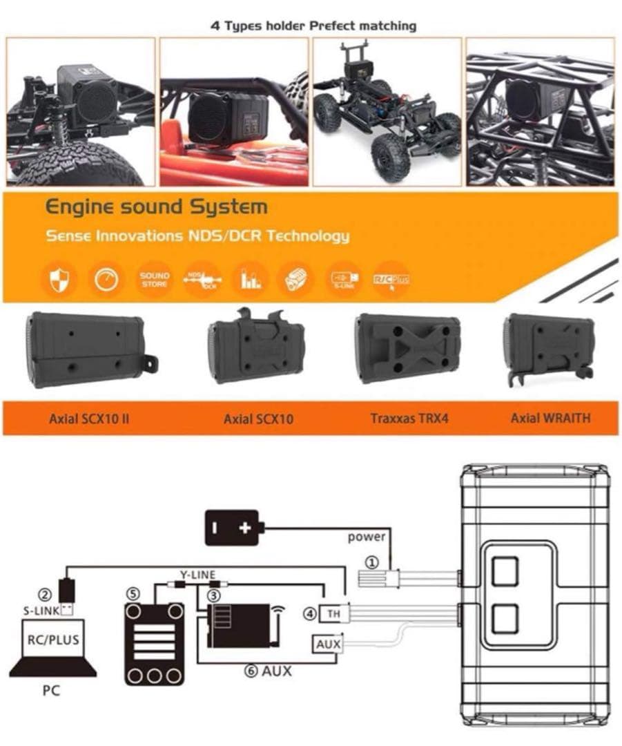ESS-DUAL+ SPEAKERS RC ラジコンサウンドシステム（新品）