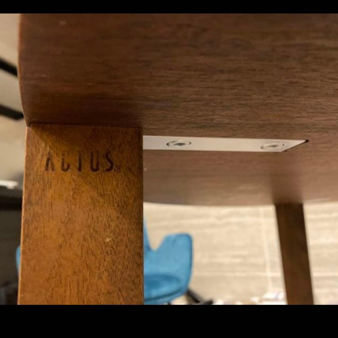 定価12万 アクタス ラウンド 円形 ダイニングテーブル ウォールナット